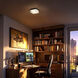 Box LED 5 inch Sand Black Outdoor Flush Mount